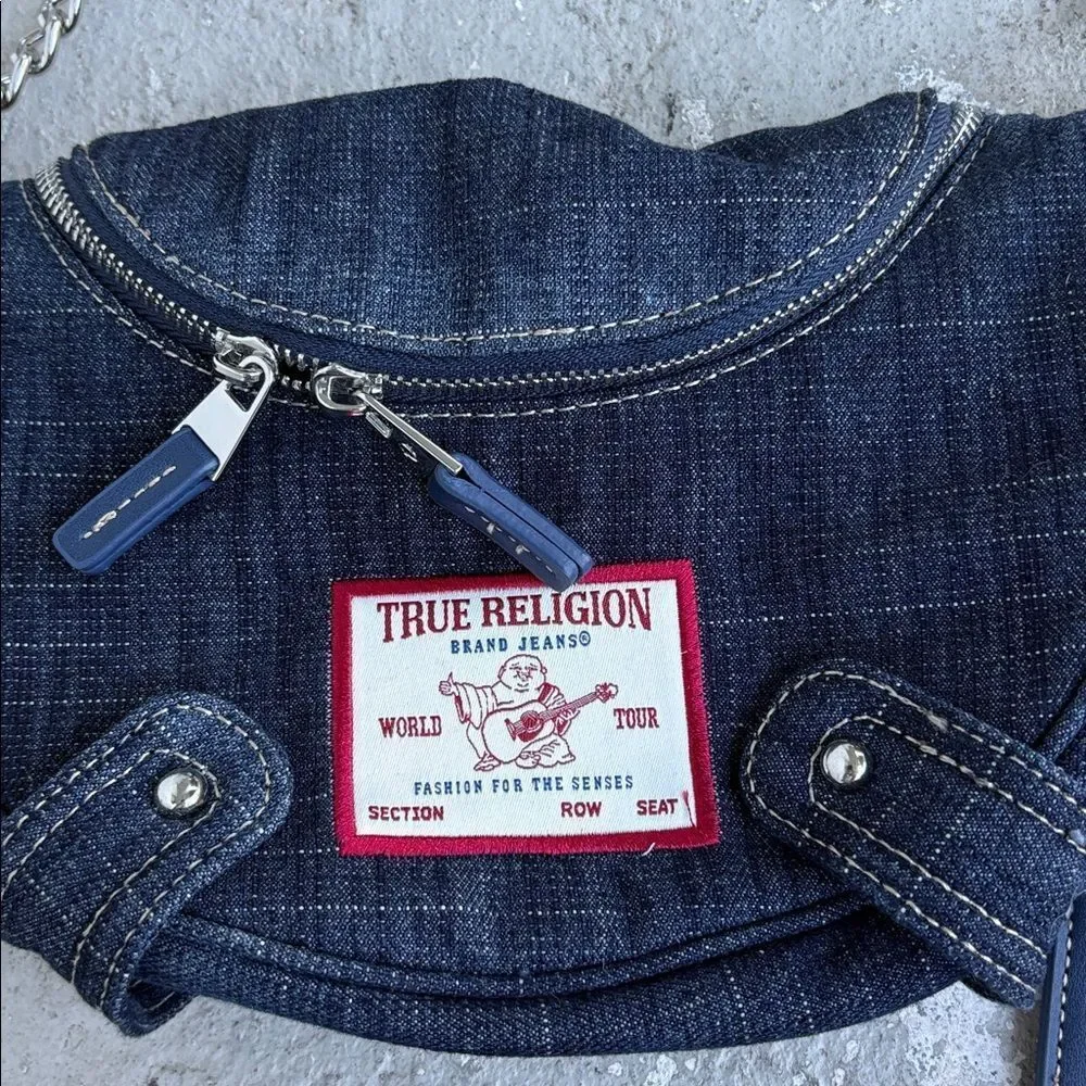 True religion hobo denim bag